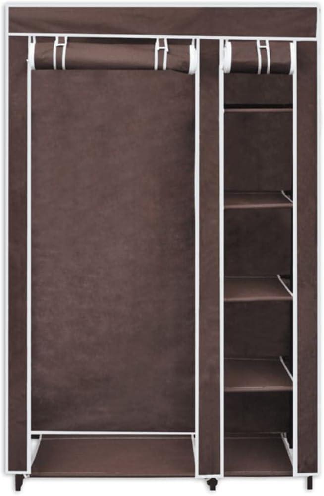 our Take on the EVERSTRO Brown Fabric Wardrobe: Space-Saving & Sturdy