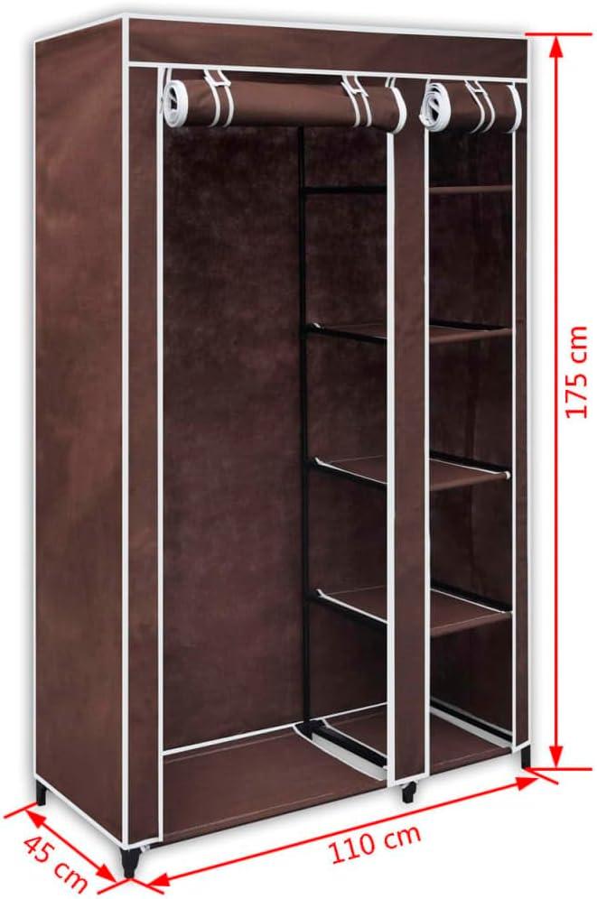 Our Take on the EVERSTRO Brown Fabric Wardrobe: Space-Saving & Sturdy