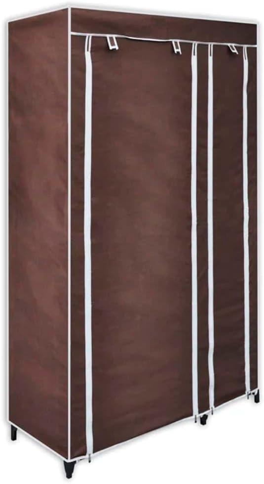 Our Take on the EVERSTRO Brown Fabric Wardrobe: Space-Saving & Sturdy