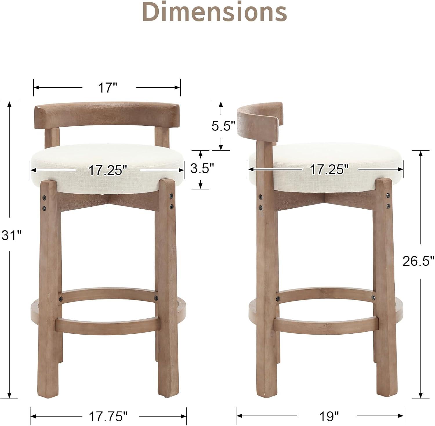 Our Take on‌ Mid-Century Linen Bar Stools: Stylish, Comfy ​& Sturdy