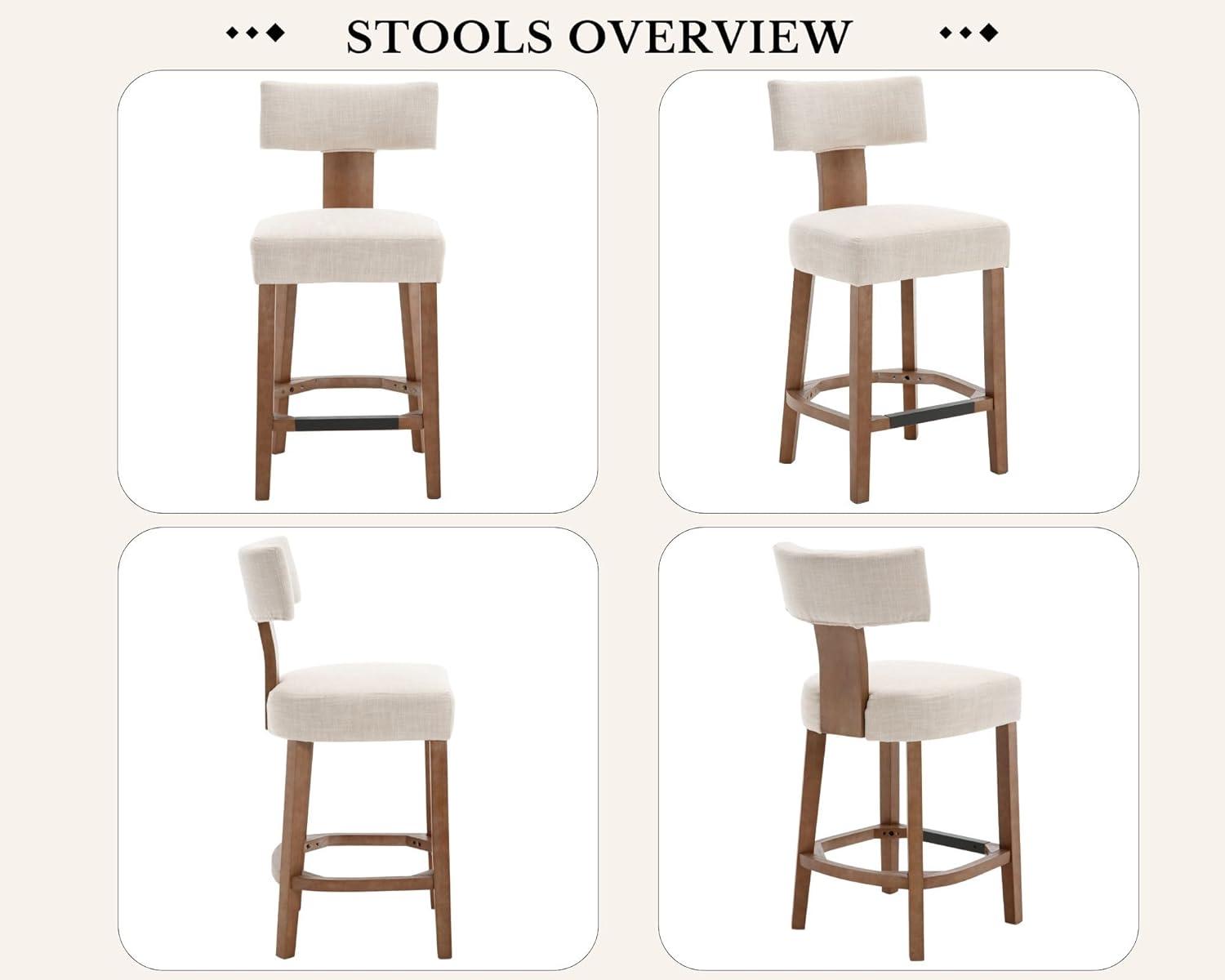 Our Honest Take: Stylish & Sturdy Farmhouse⁤ Bar Stools Set‌ of ⁣3