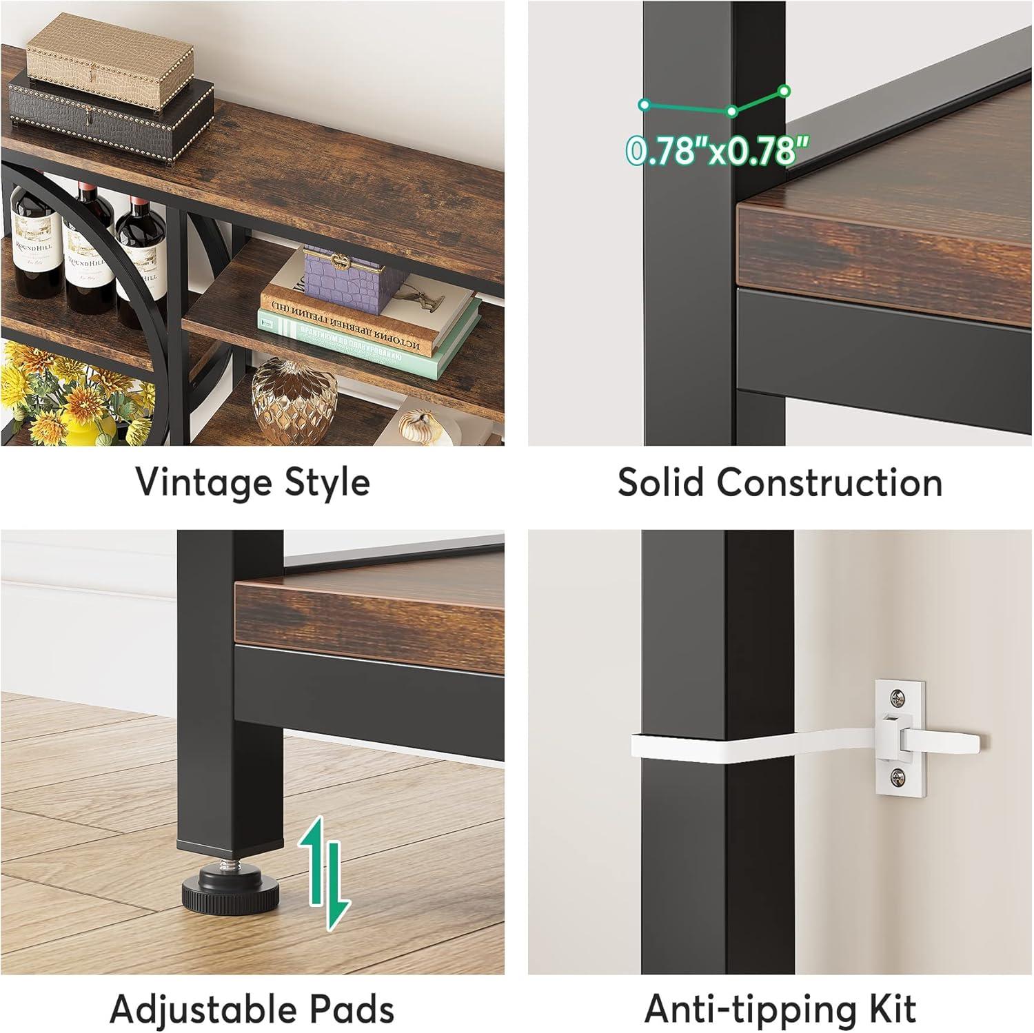 Our Take on Tribesigns 8-Tier​ Industrial Bookshelf's ​Style⁢ &‌ Strength