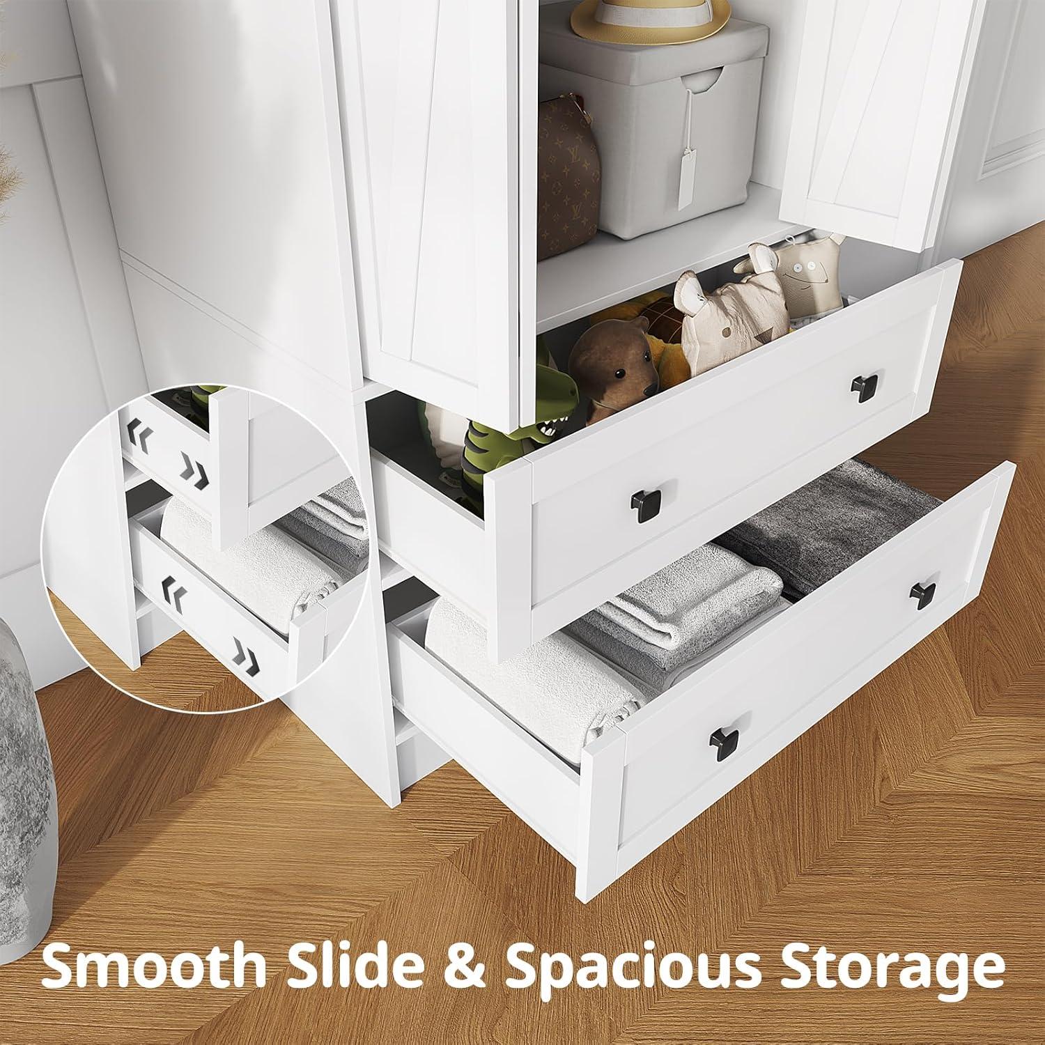 Our Honest Take ‌on Maupvit's Farmhouse Armoire with Barn Doors