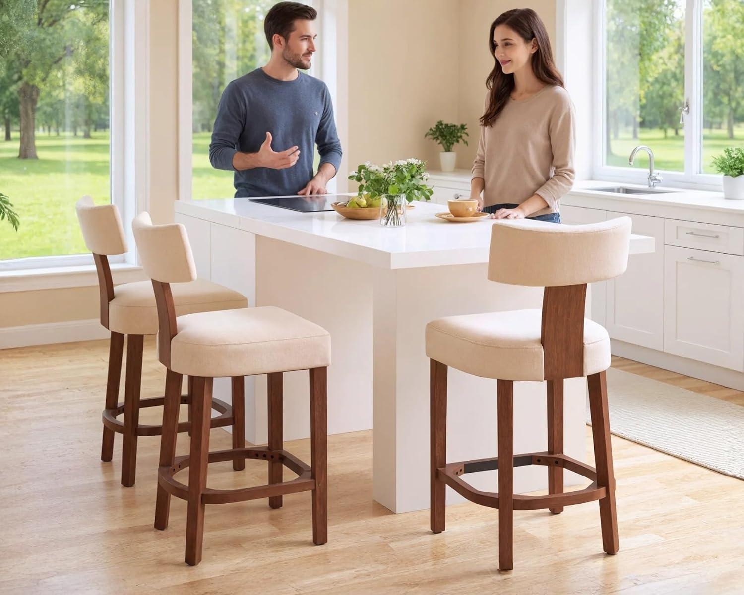 Our Honest take: Stylish ⁣& Sturdy Farmhouse​ Bar Stools Set of 3