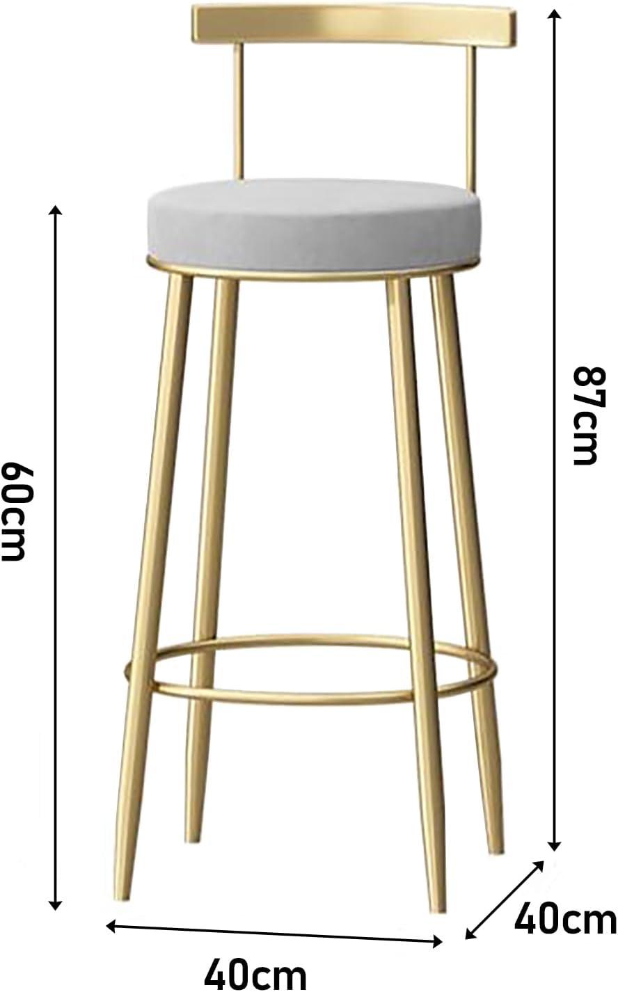 Our Honest Take:⁣ Modern Grey Bar Stools for Comfort & Style