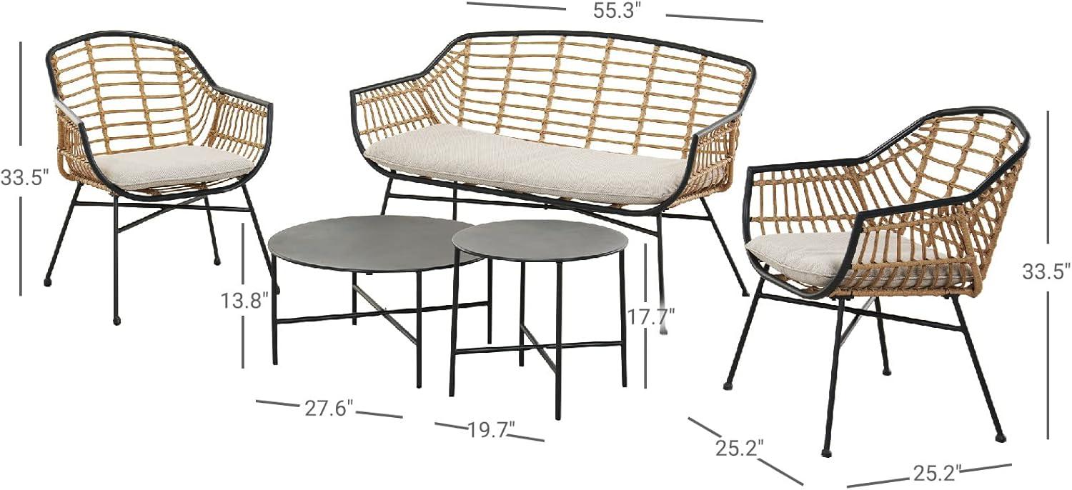 Our Take on the Grand Patio 5-Piece Wicker set: Stylish & Sturdy