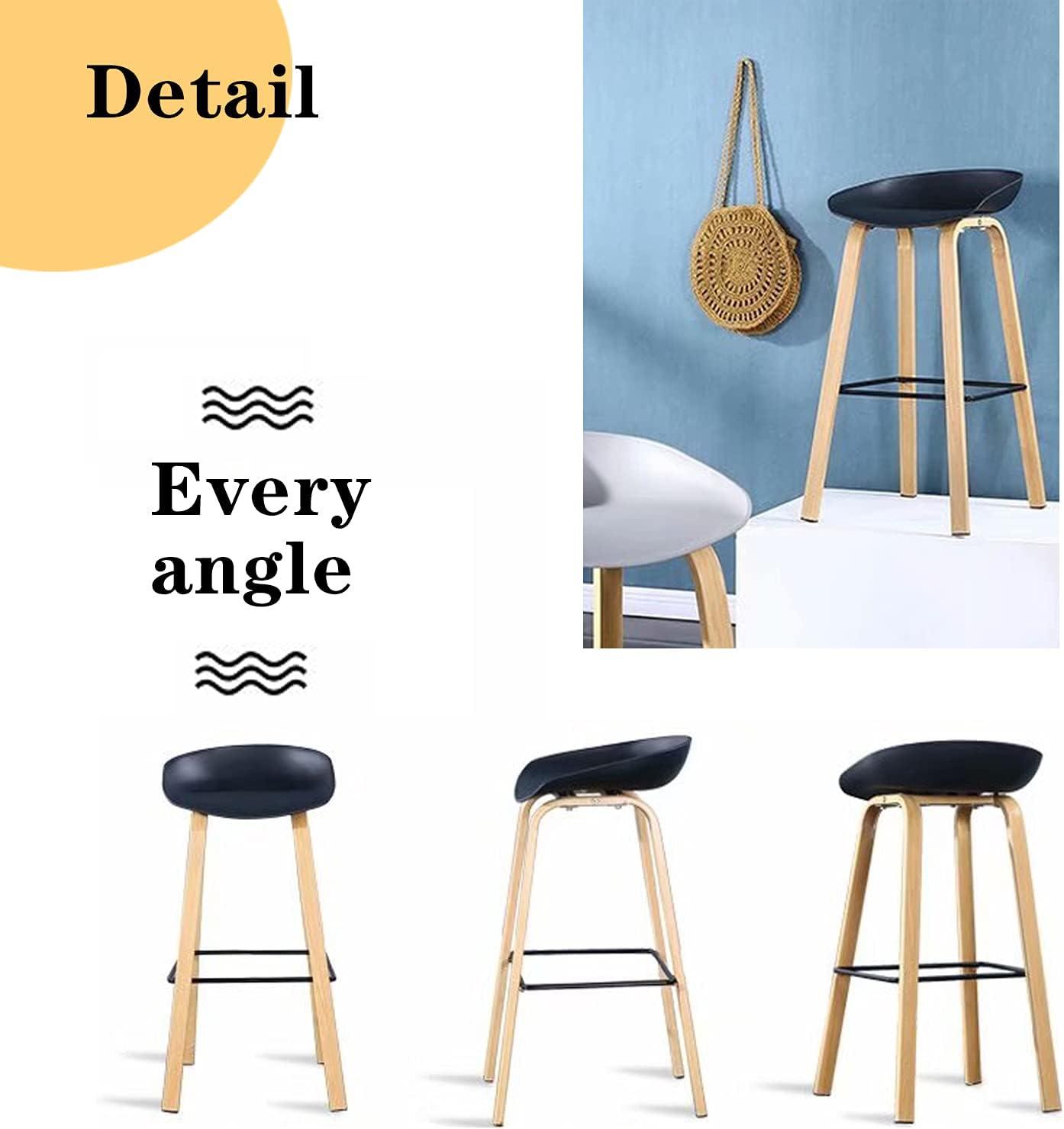 Our thoughtful Review⁣ of URINGO's Nordic‍ Black Wooden Bar Stools