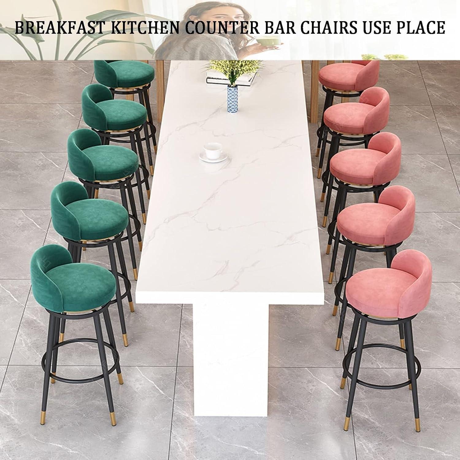 Why we Love Our Farmhouse Velvet Swivel Bar Stools:‍ Stylish & Sturdy