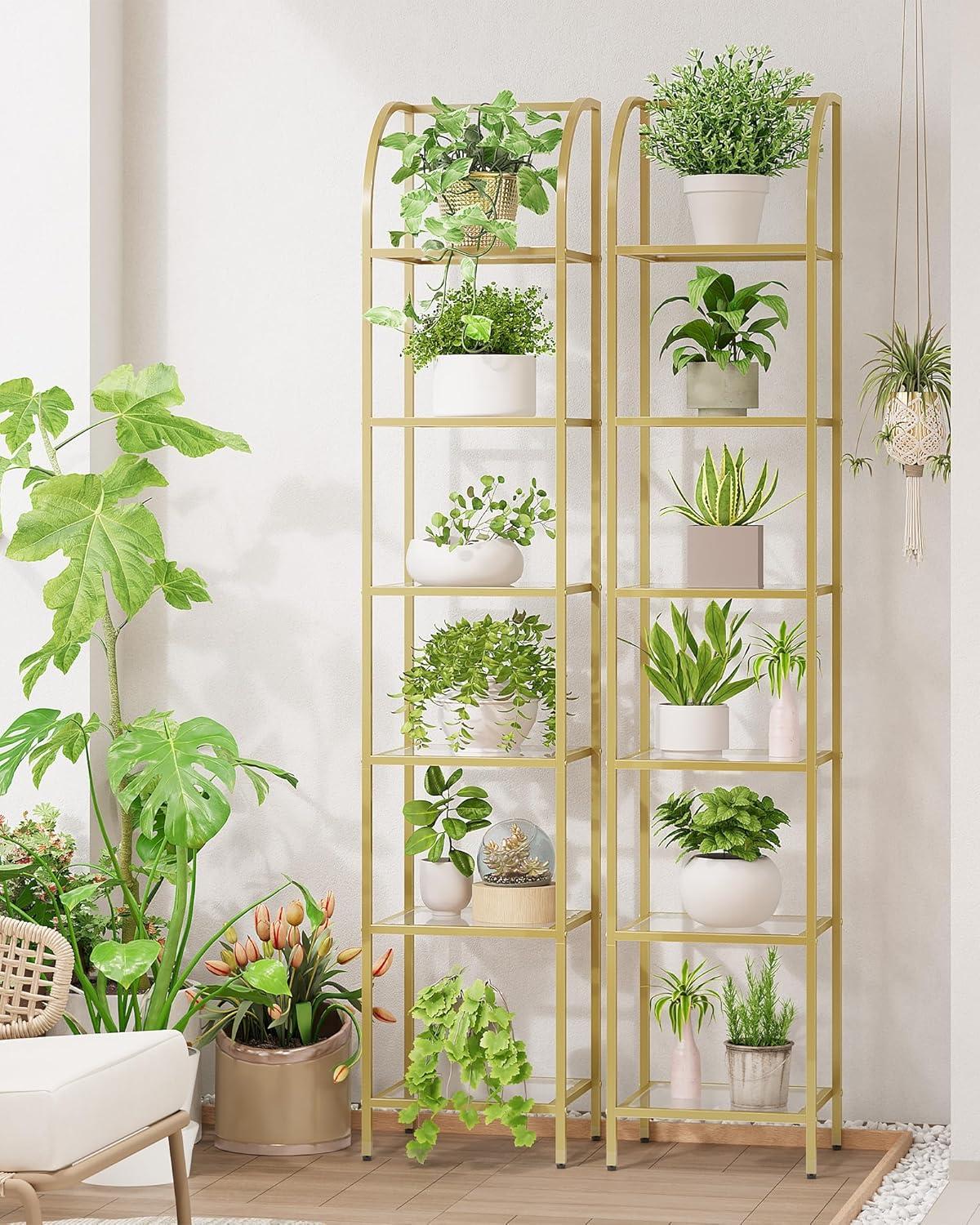 Our Honest Take:⁢ stylish & Space-Saving Gold Glass Bookshelf Review