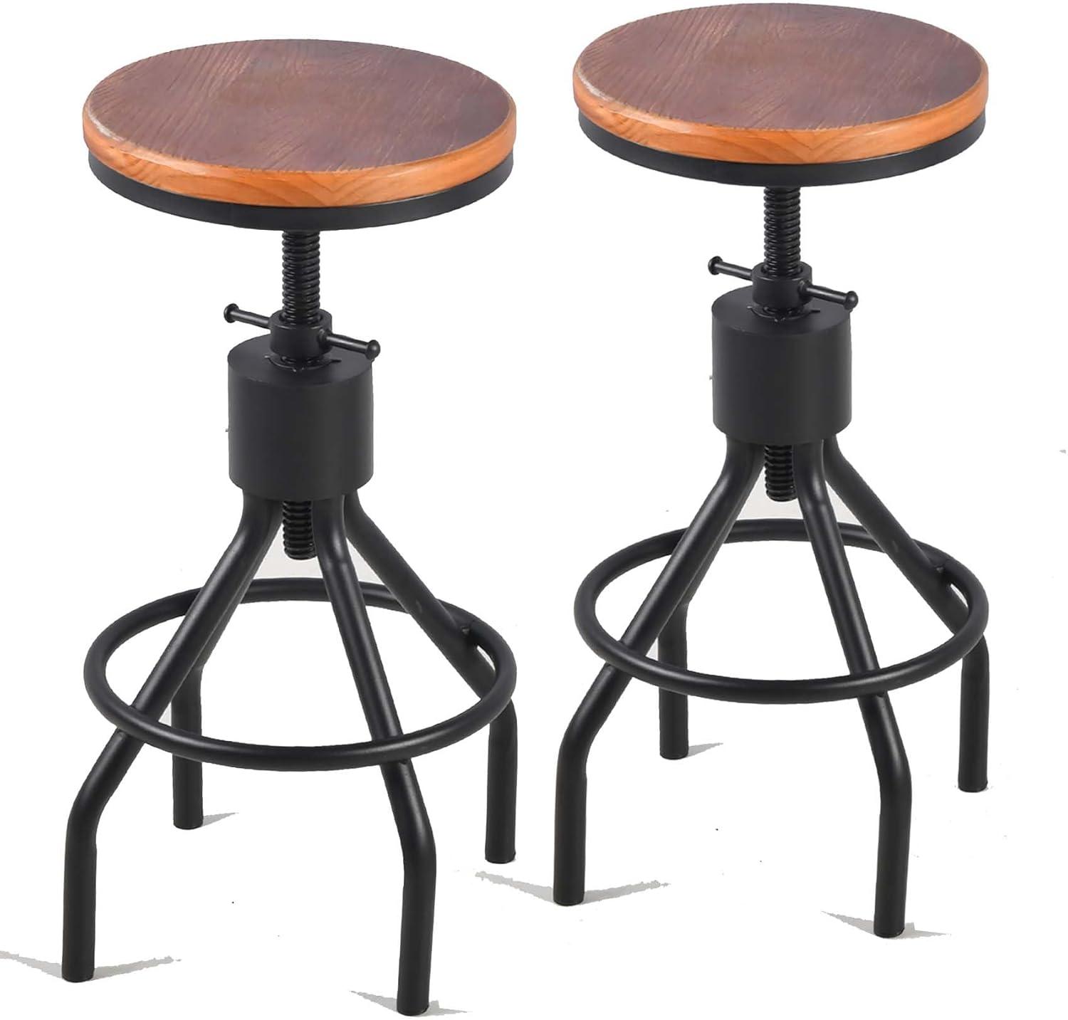 Our Take on Diwhy's Vintage Adjustable Bar Stools: Style​ Meets Function