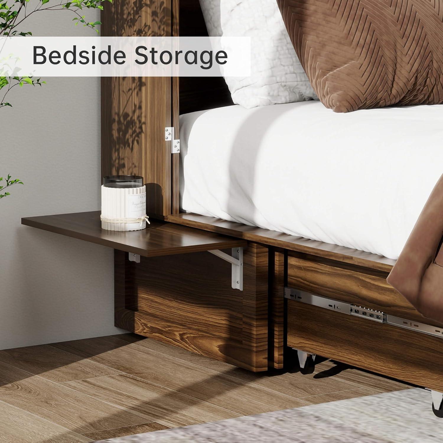 Our Honest Take on the​ Queen Murphy Bed with Storage & Charging