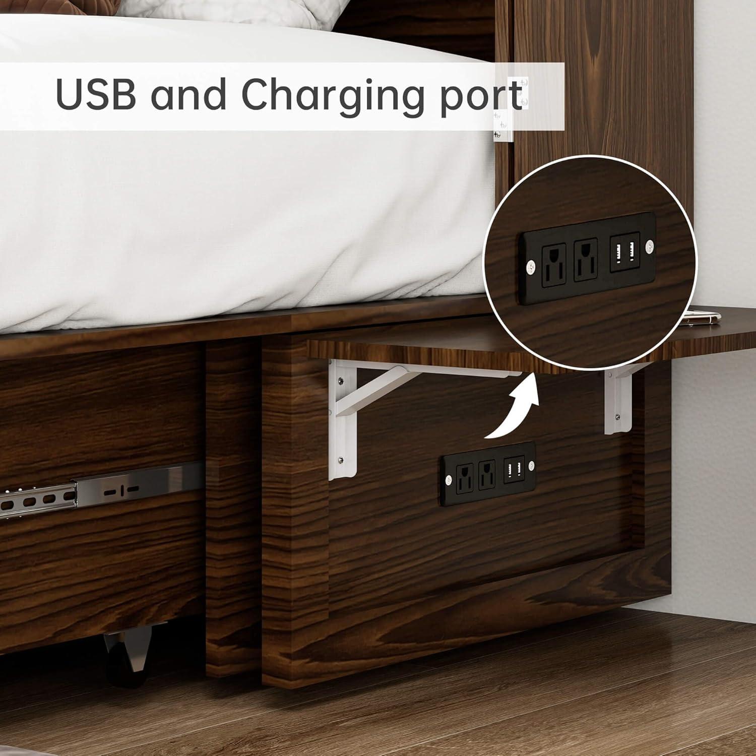 Our Honest Take on the Queen murphy Bed with Storage & Charging