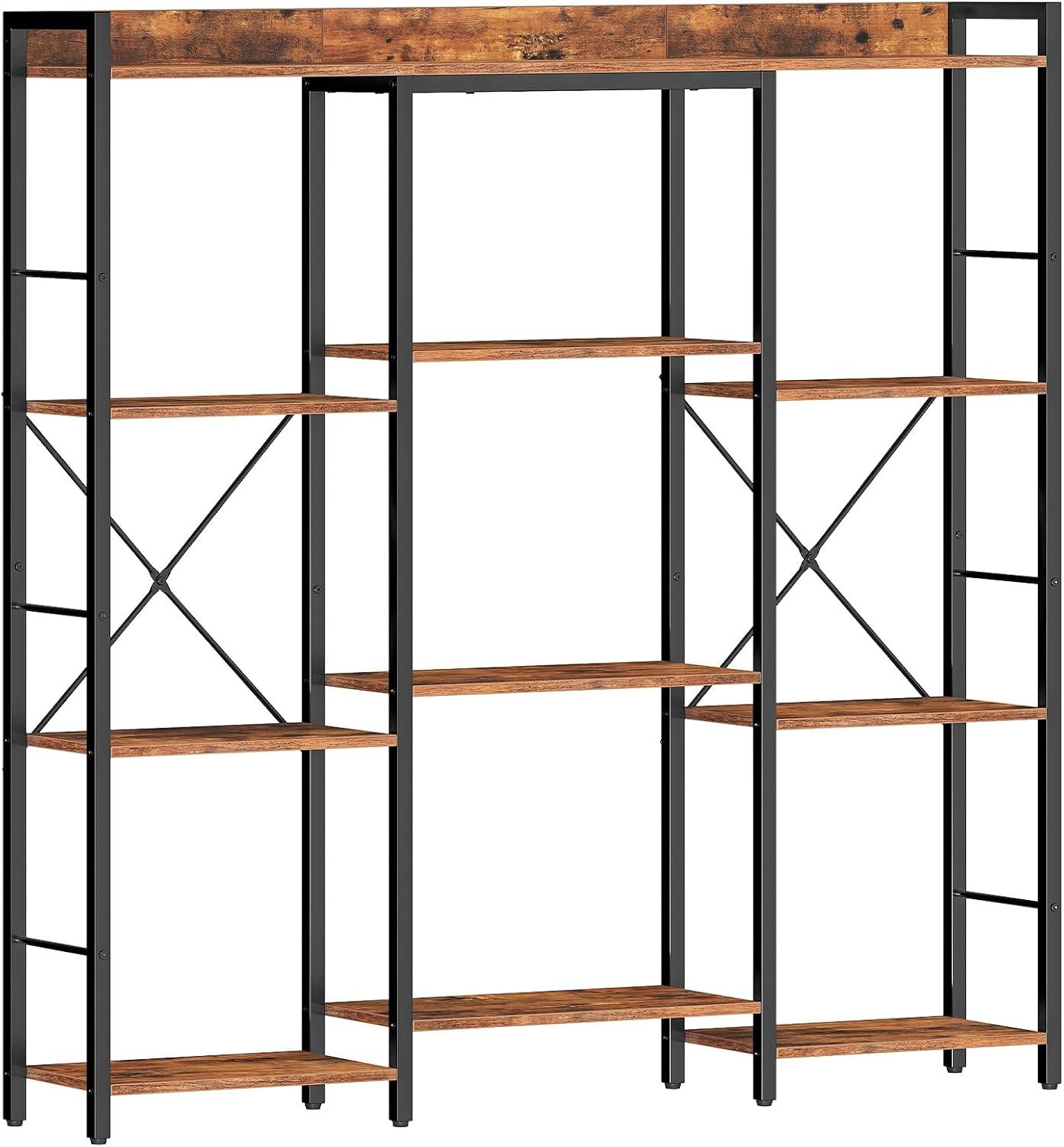 Our Take on the HOOBRO Triple 4-Tier Industrial Bookshelf's Style & Use