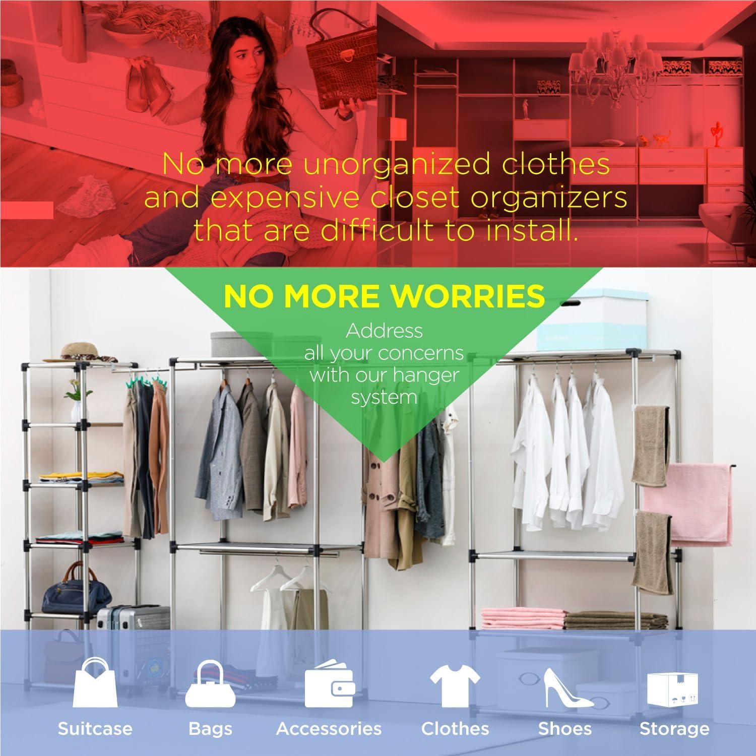 Our Take on the ‌Letusto Stainless Steel ​Closet Organizer: Sturdy & Simple