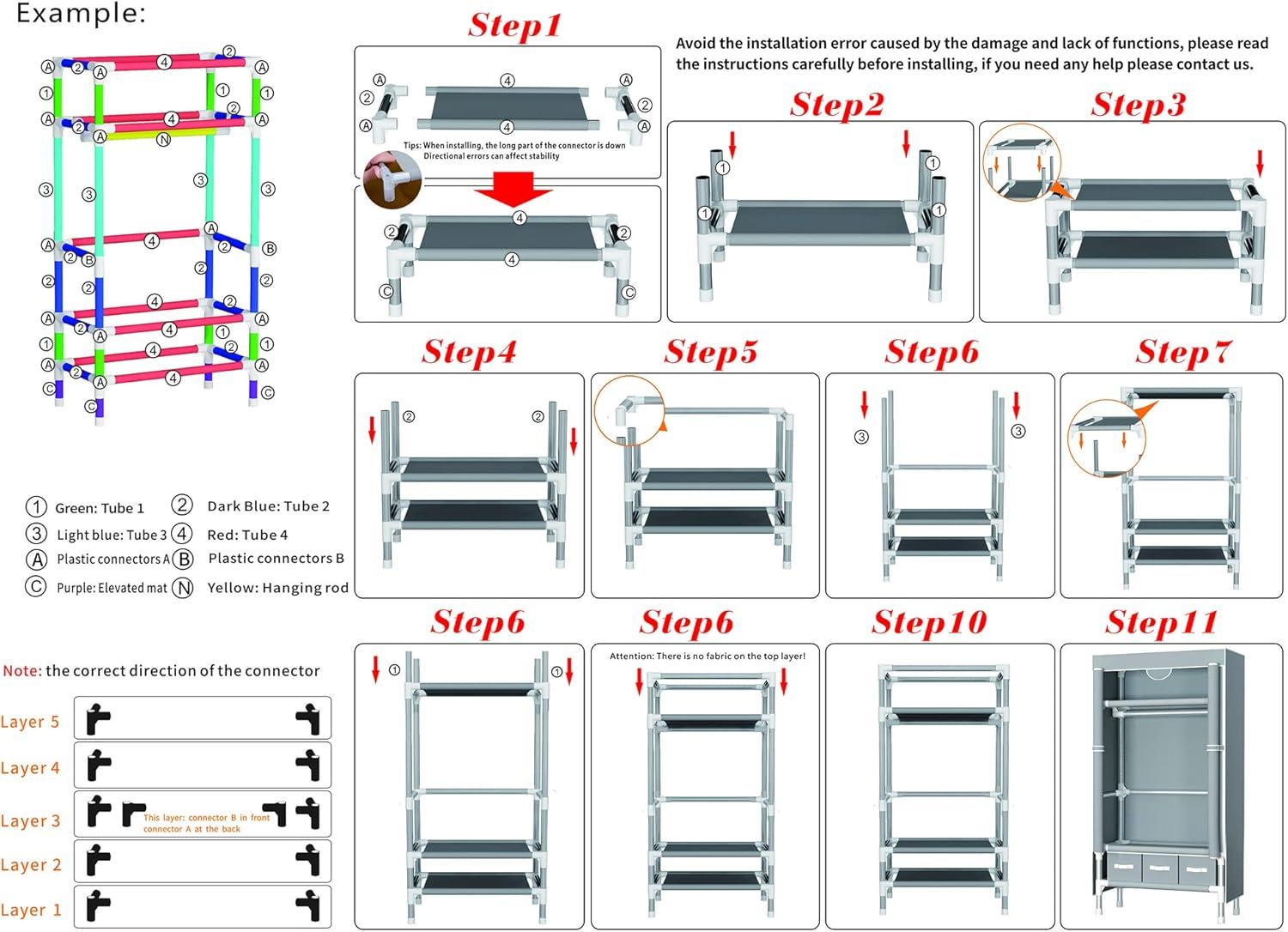 How We Organized Our Space with ASSICA's Portable Closet