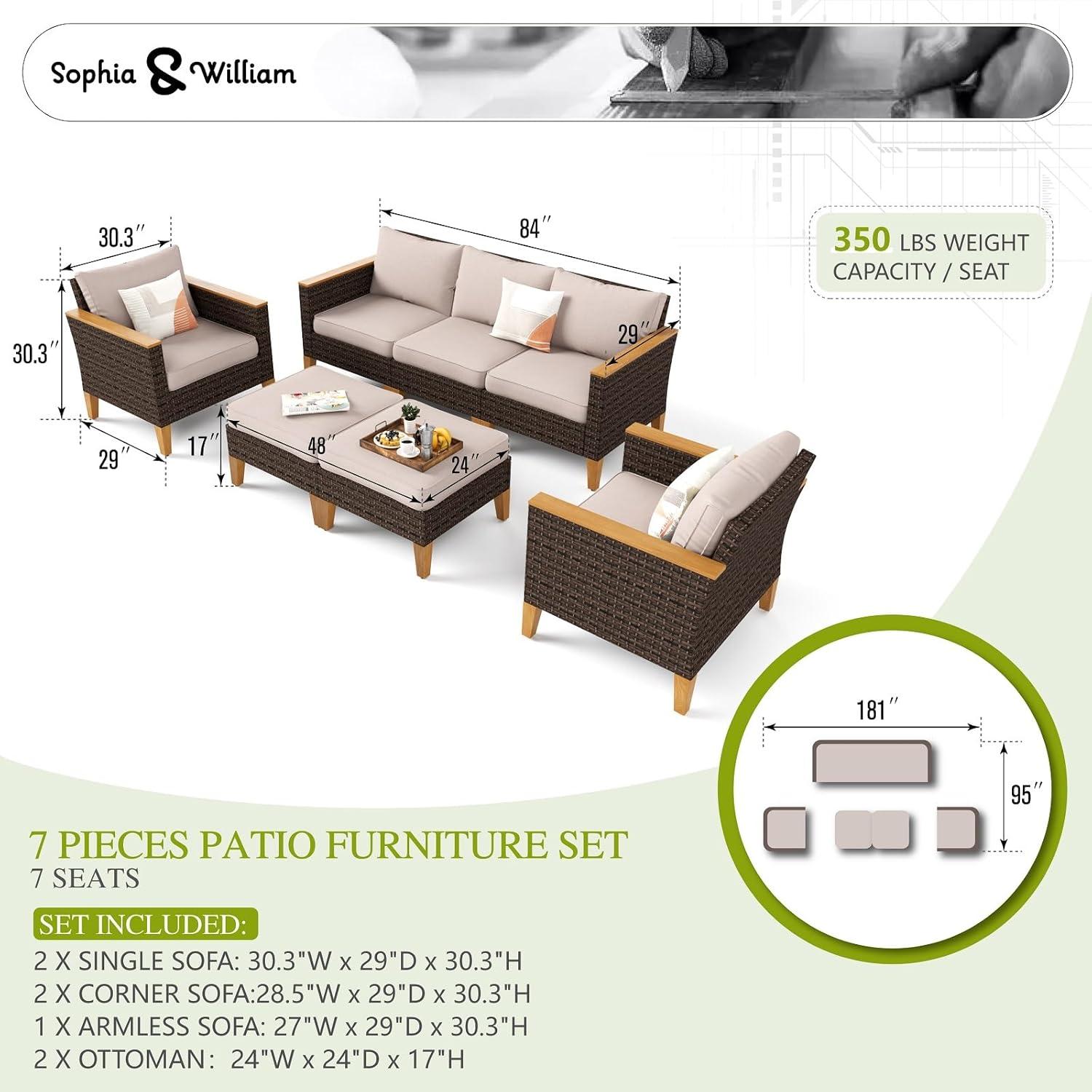 Our Take on ⁣the ⁤Sophia & William 7-Piece ⁣Wicker Patio Set