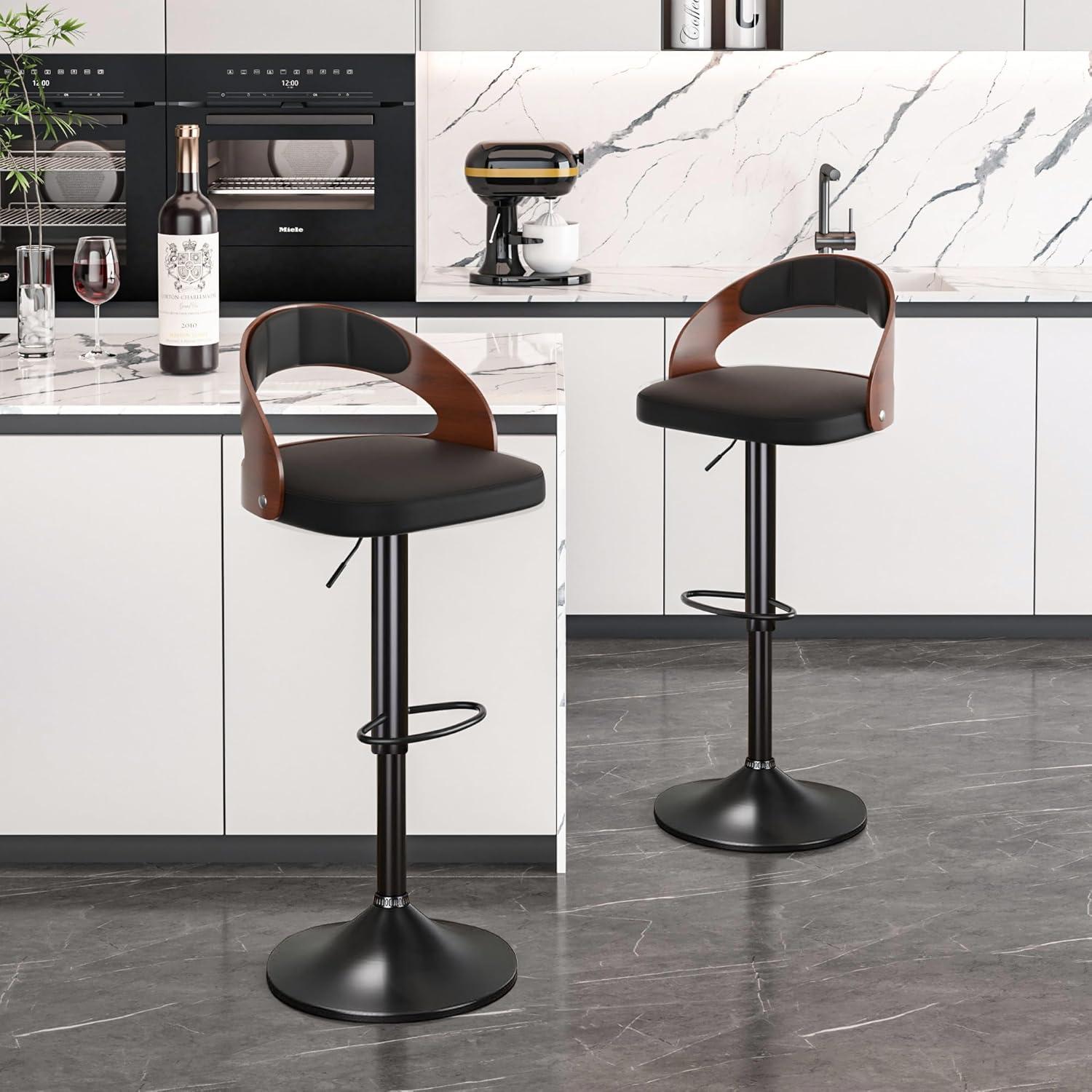 Our ⁢Honest Take on VECELO's Sleek and Swiveling Bar Stools
