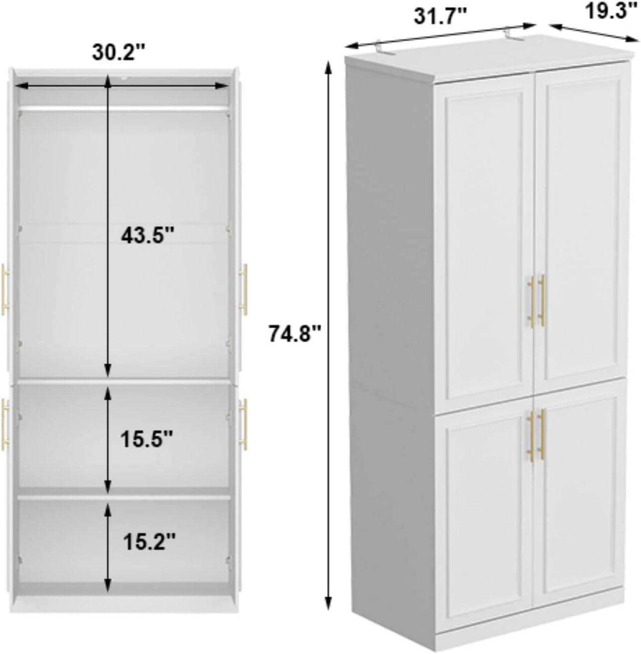 Our Honest Take on the ⁤FAMAPY 4-Door Wardrobe's Storage & Style