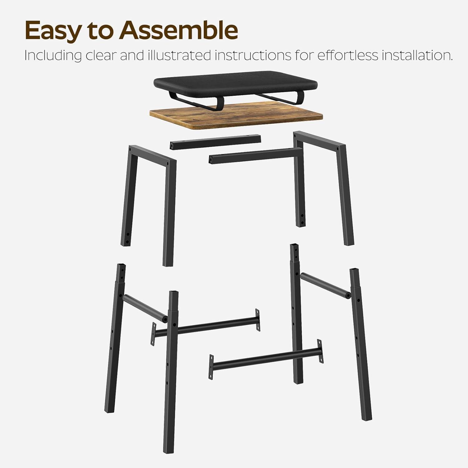 our Honest Take: rustic ⁢Brown & Black Bar ⁢Stools Reviewed