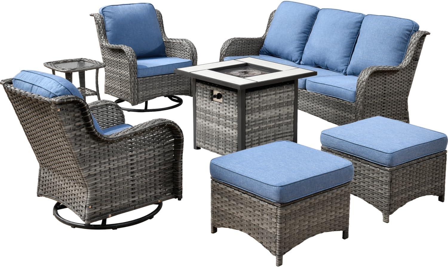 Our Honest Take on XIZZI's 7-Piece Patio Set with Fire‌ Pit