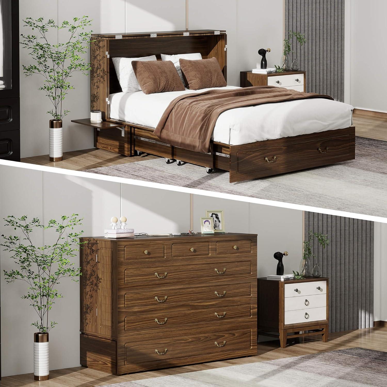 Our honest Take on the Queen Murphy Bed with Storage & Charging