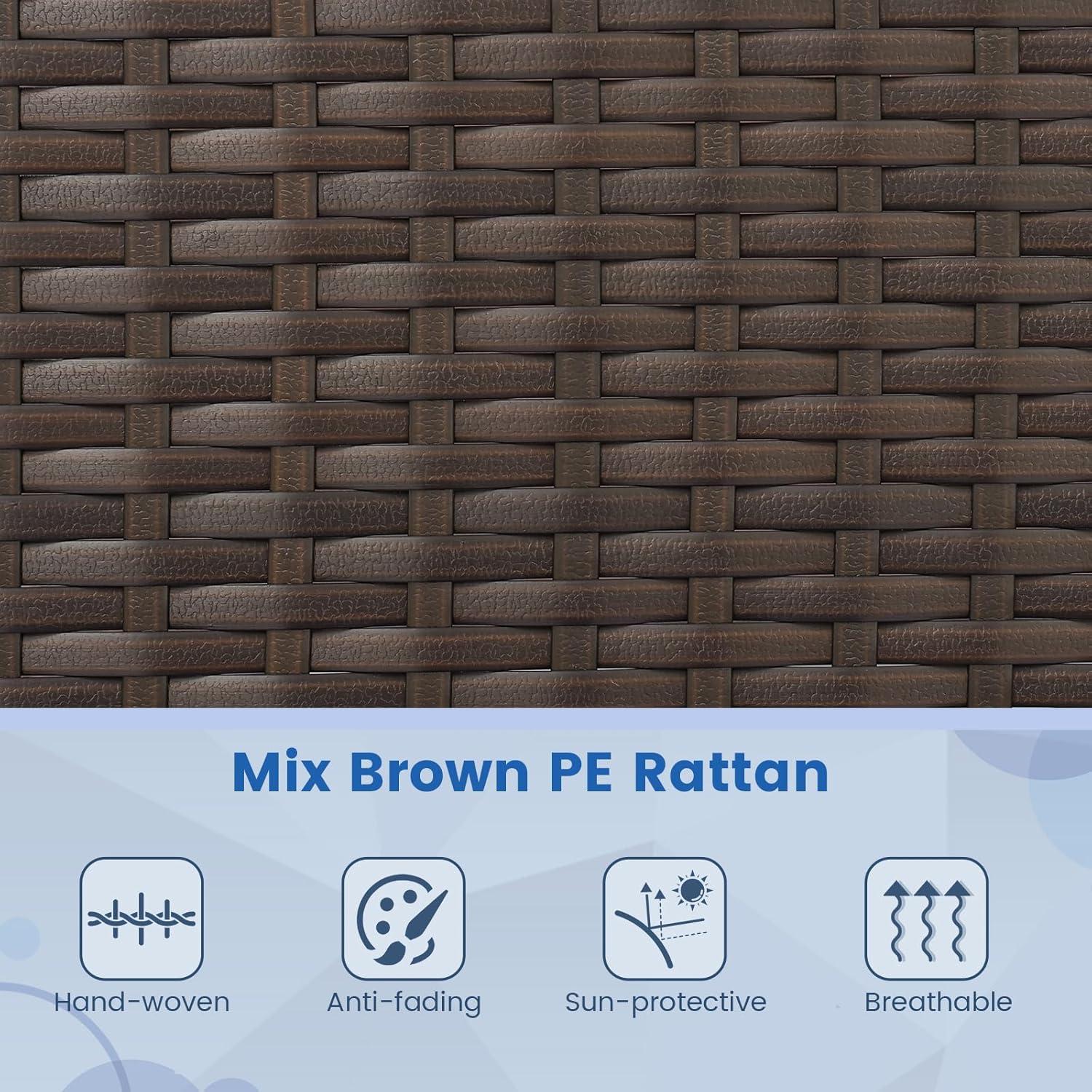 Our Take on the HAPPYGRILL 4-Piece Outdoor ​Rattan Set: Comfort & Style