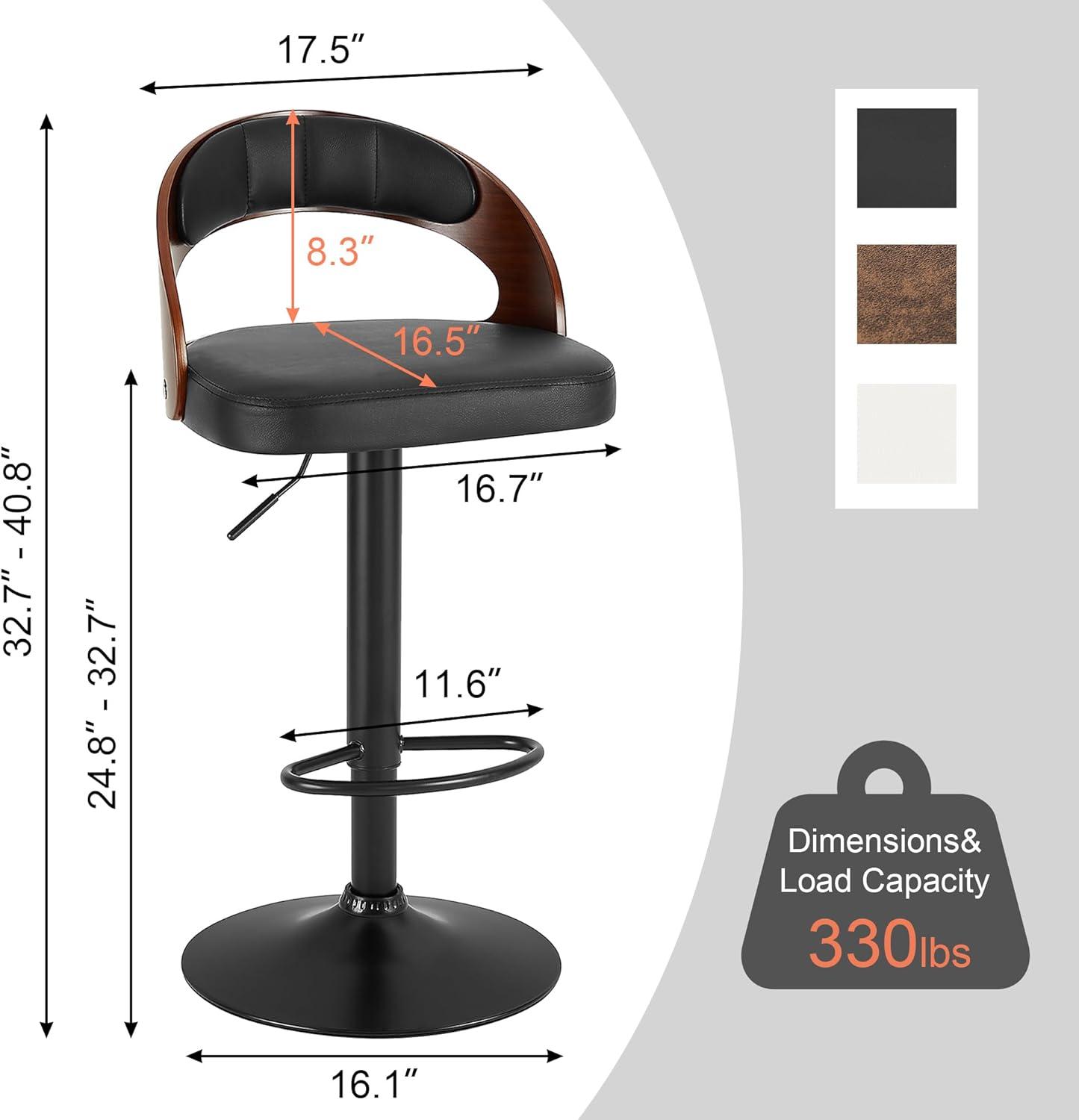 Our⁢ Honest Take on VECELO's Sleek and Swiveling Bar Stools