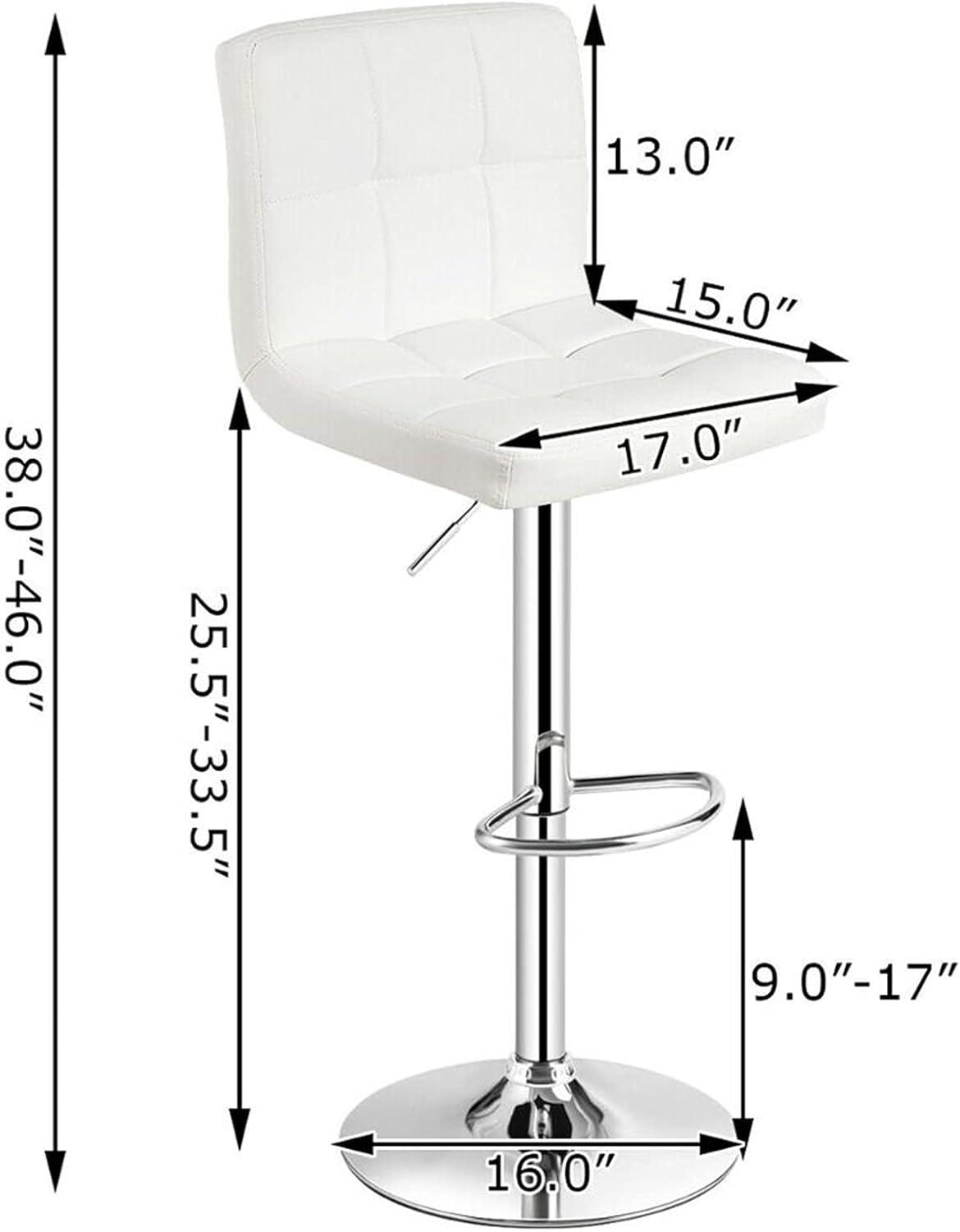Why ​We Trust ​the OMIDM Adjustable White Bar Stools for Style ⁢& Comfort