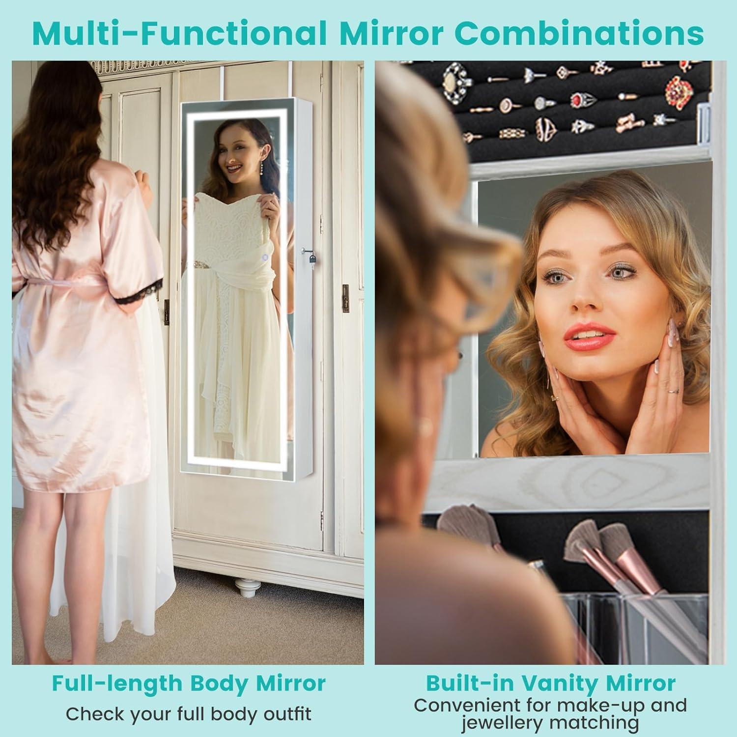 Our Take on the CHARMAID LED Jewelry Cabinet: ‌Stylish & Spacious⁤ Storage