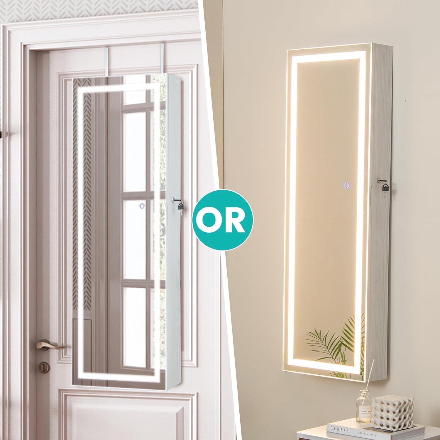 our Take on the ⁤CHARMAID LED Jewelry Cabinet: Stylish &‍ Spacious‌ Storage