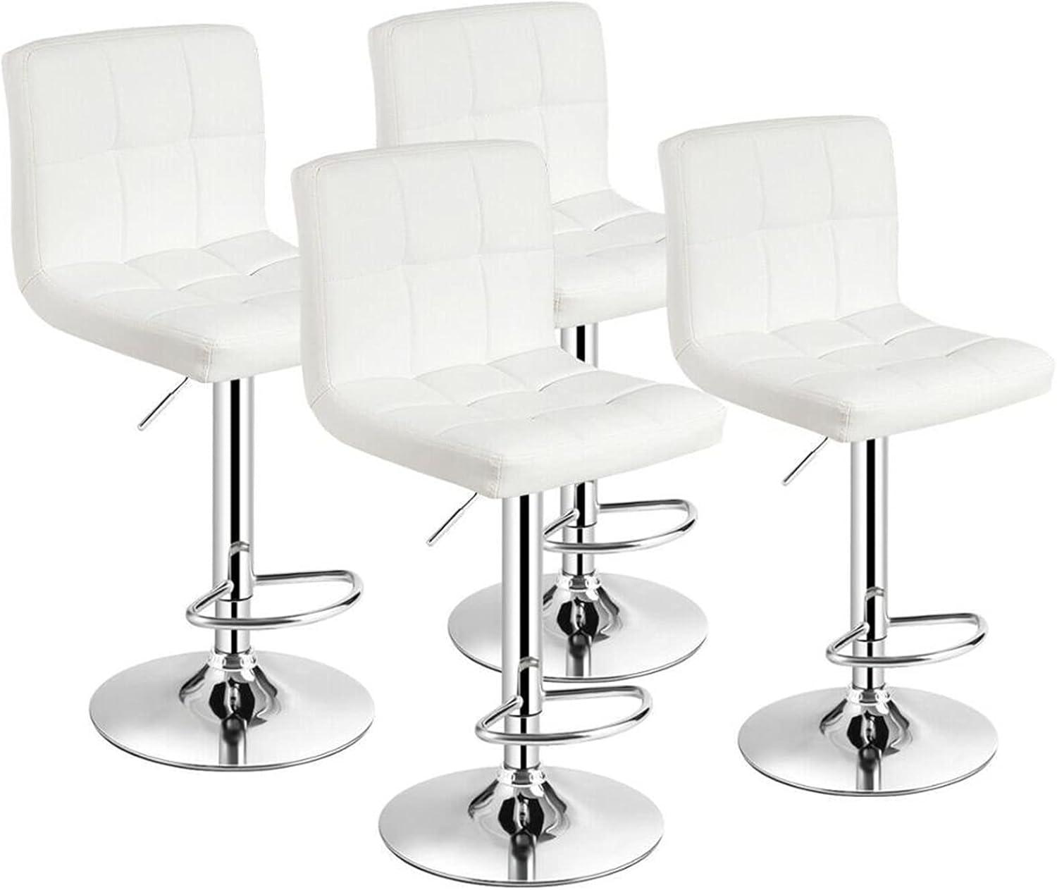 Why ‌We Trust the OMIDM Adjustable White Bar Stools for Style & Comfort