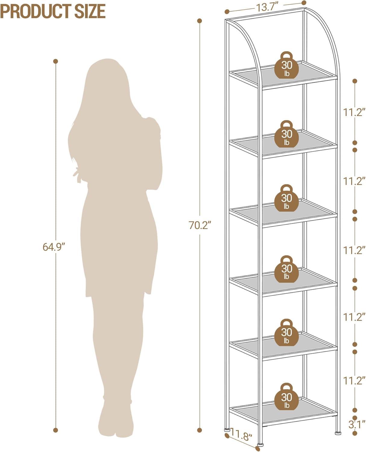 Our ‍Honest Take: Stylish & ​Space-saving Gold Glass Bookshelf Review