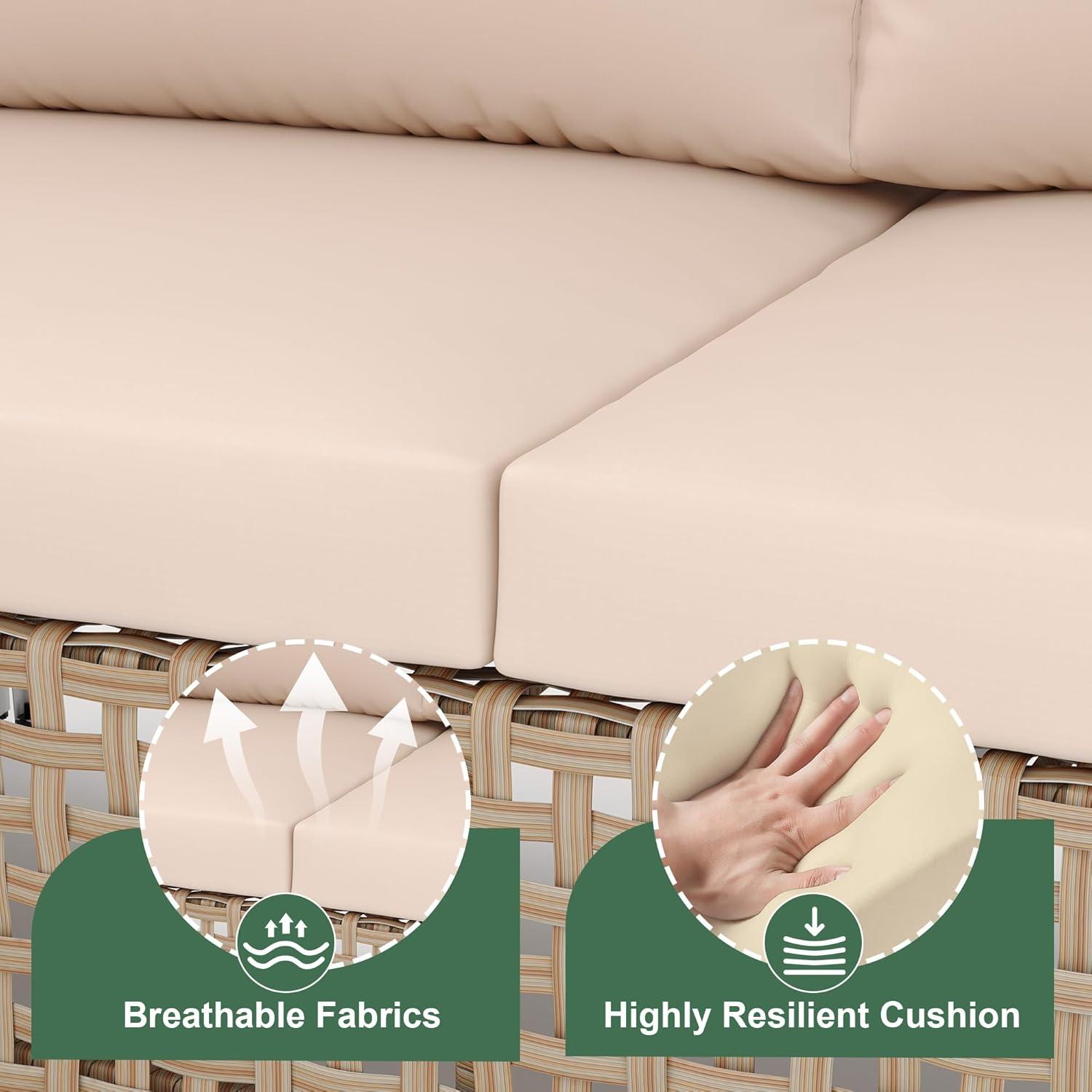 Our Honest Take on‍ the Cozy ⁢yellow &‌ Beige Patio Sofa Set