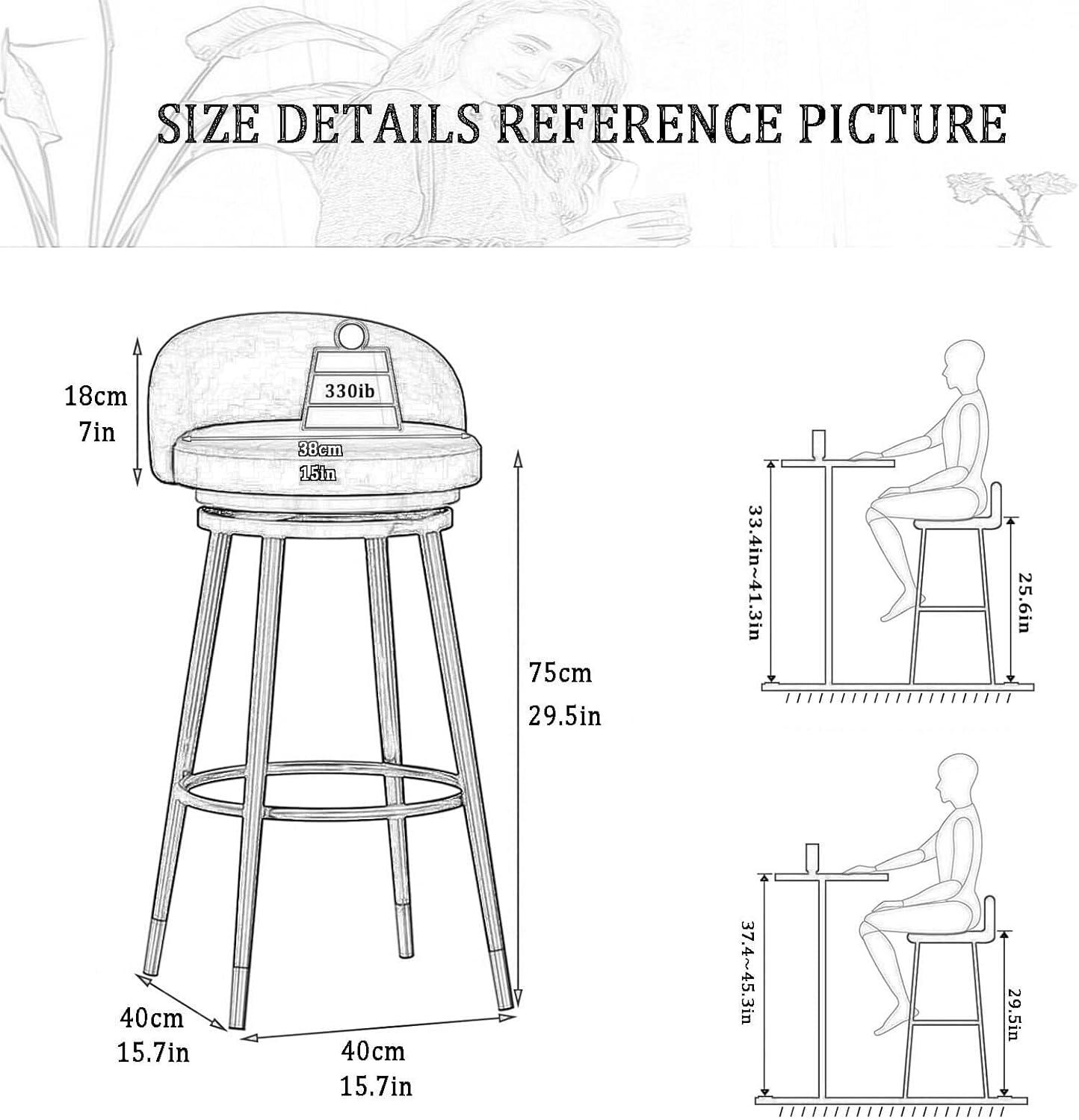 Why ‍We love ‍Our ‌Farmhouse Velvet Swivel Bar Stools: Stylish & Sturdy
