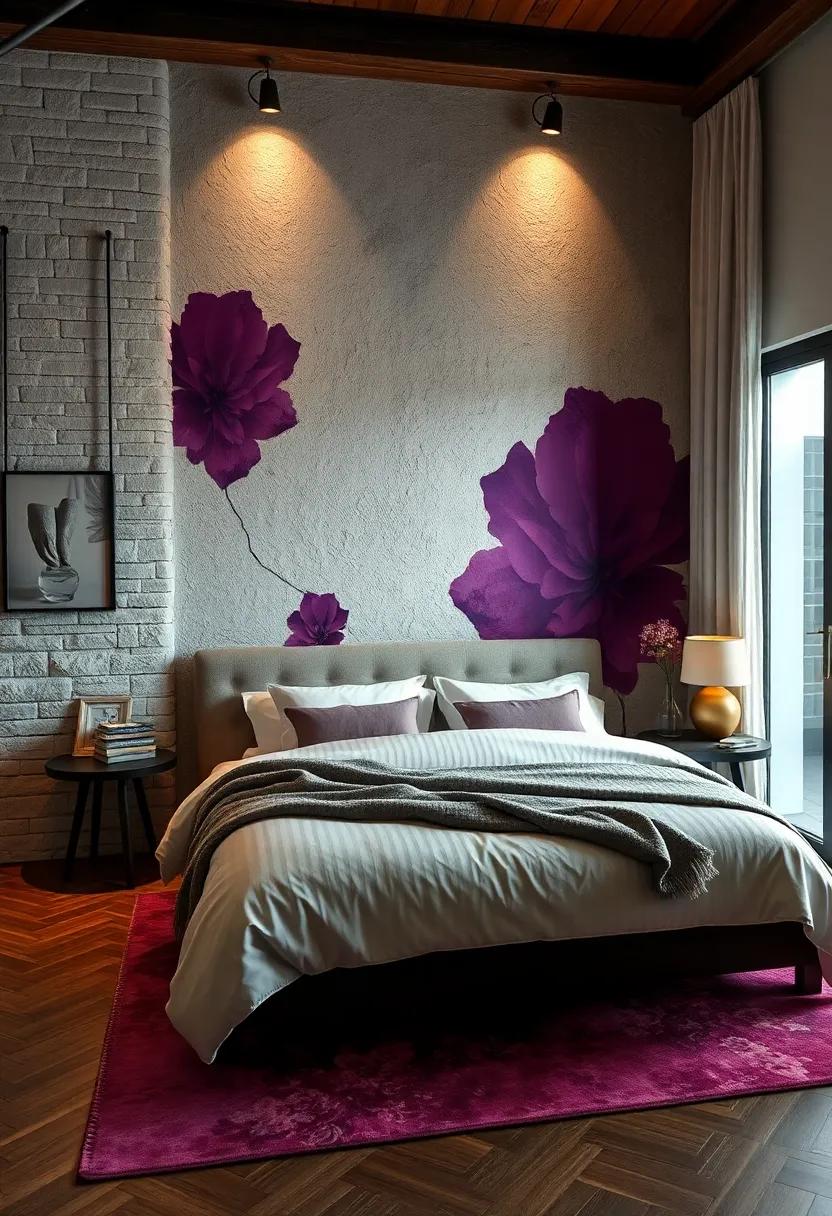 Smoky Amethyst Wall Stencils for an Artistic Flair