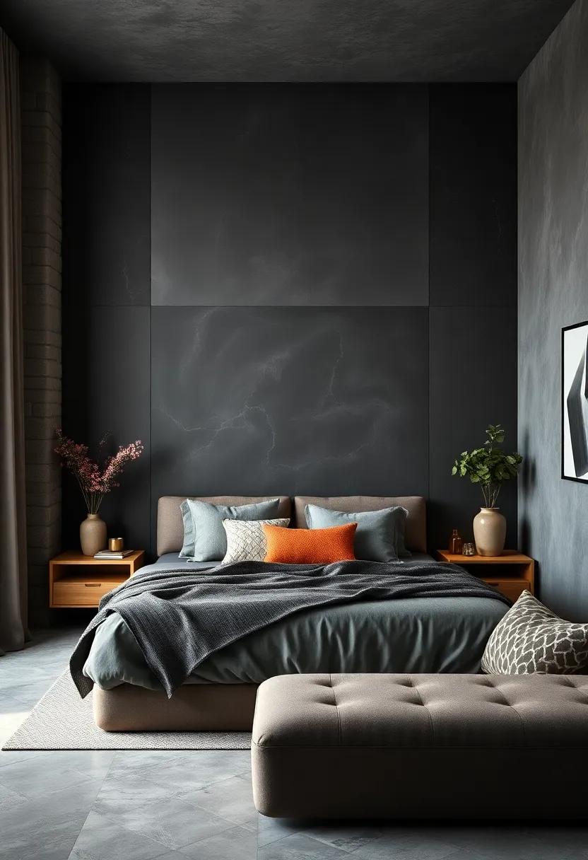 Charcoal Grey⁣ Chalkboard Wall for​ Functional ‍elegance
