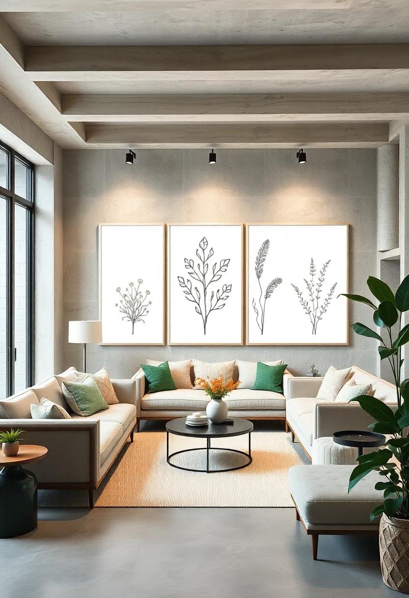 Minimalist ​Line Drawing Plants: Simple, continuous line art focusing on plant forms offers a sleek and artistic way to bring ⁢nature indoors