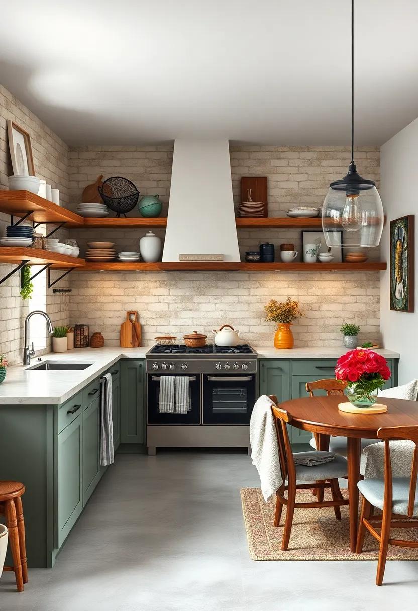 Embrace Open Shelving with Vintage‍ Mismatched‍ Dishes