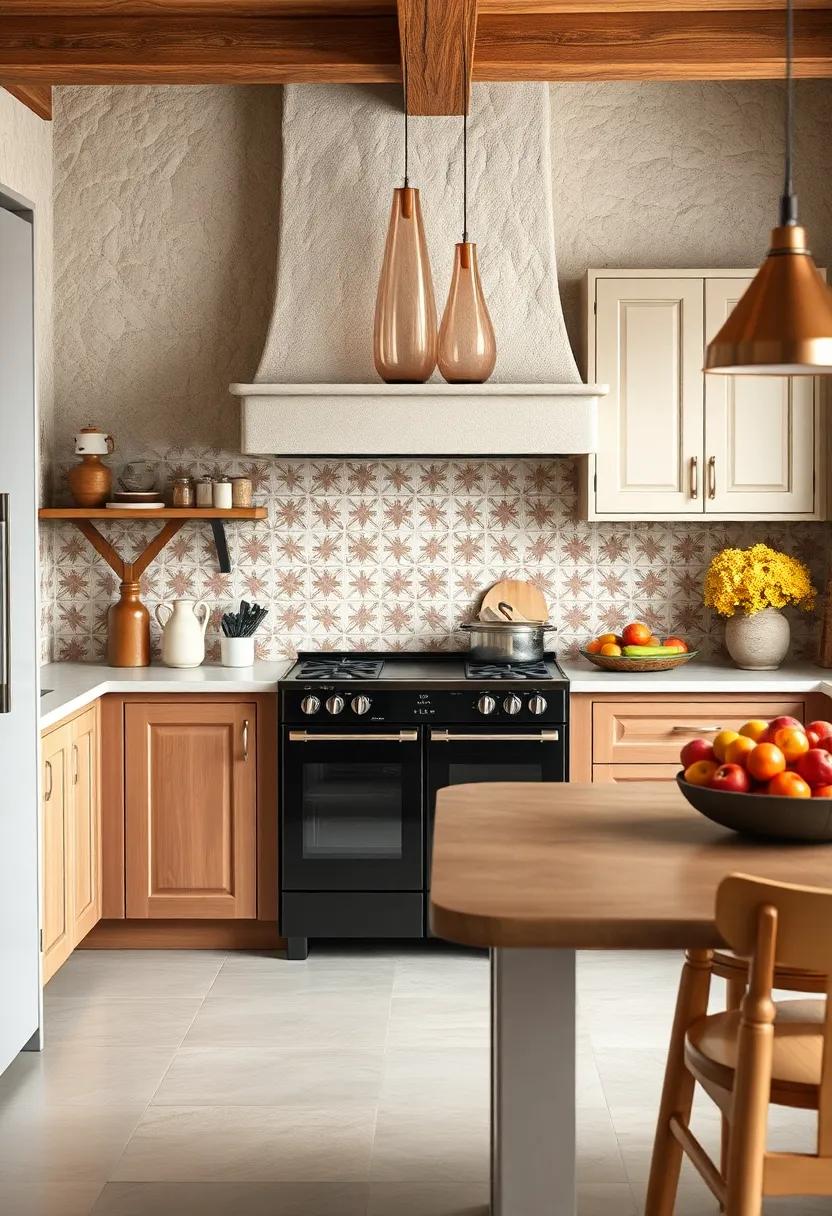 Incorporate Hand-Painted Tiles Behind the ⁣Stove