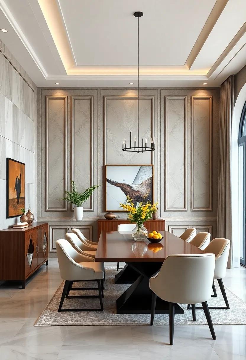 Geometric Moldings: Contemporary shapes ​that make a striking visual statement