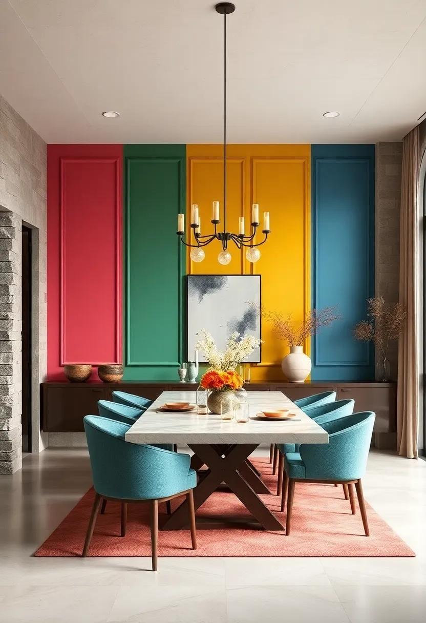 Painted Paneling in bold Hues: ​Dramatic colors that ⁣turn walls into ⁣artistic backdrops