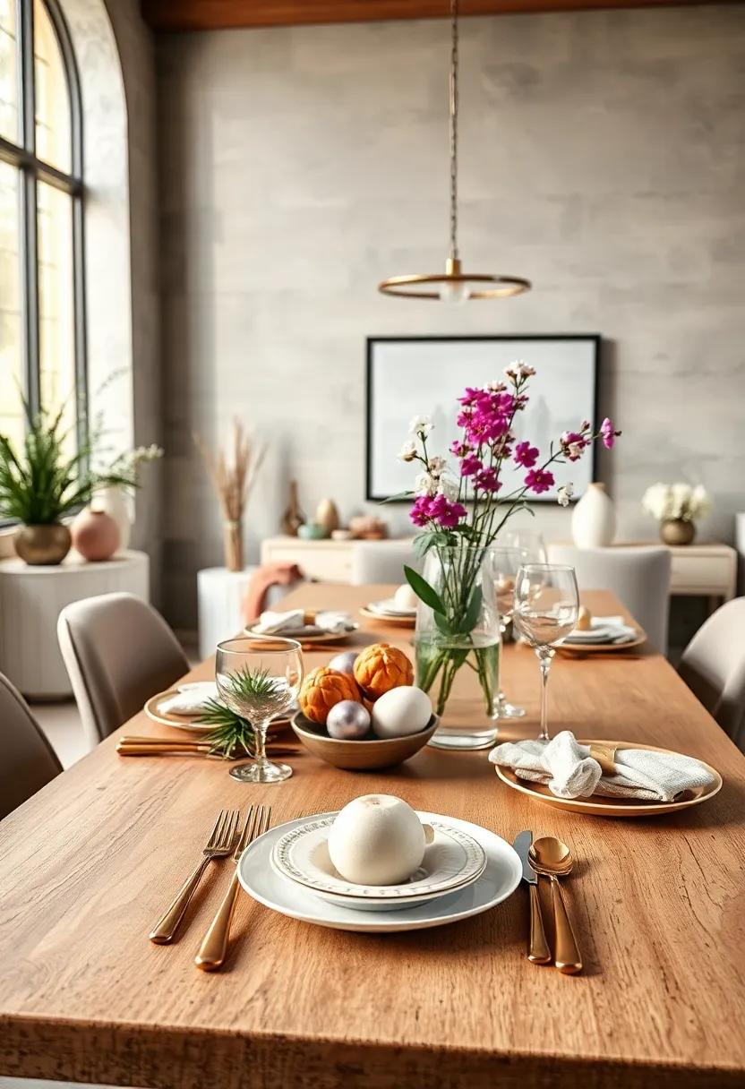 Gold​ Flatware with Sleek, Modern Handles