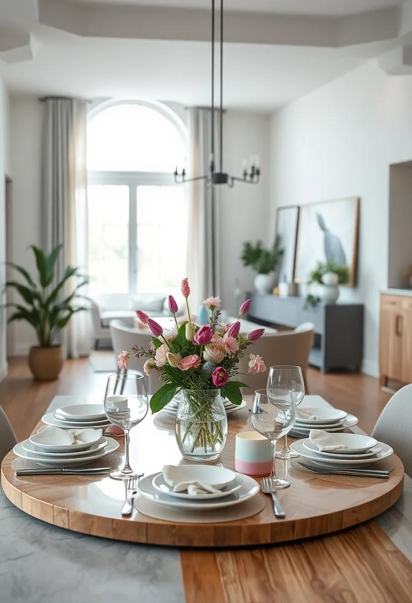 Soft pastel Ombre Glassware for a Subtle Pop of Color