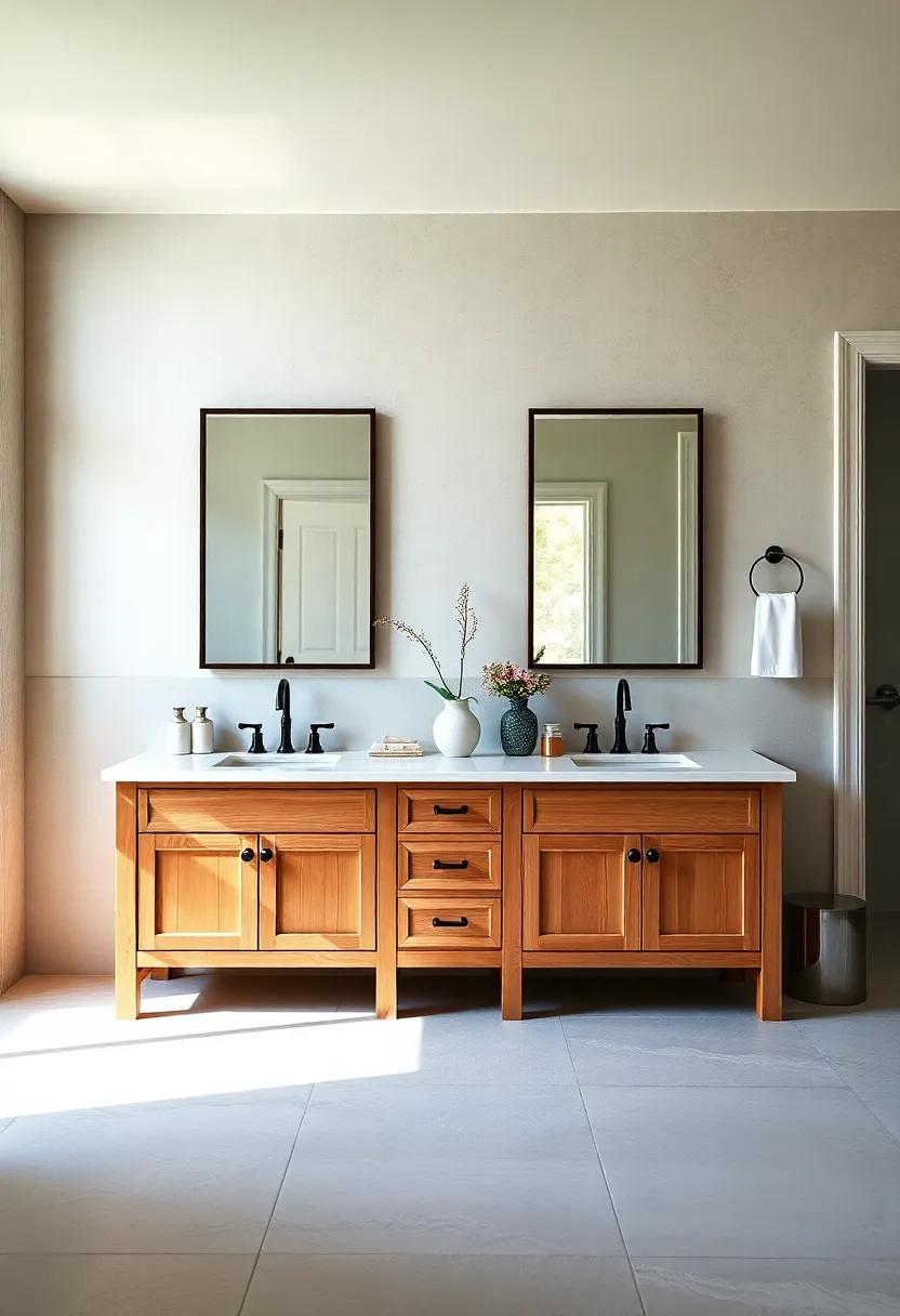 Classic ⁢Shaker-Style Double Vanities with Farmhouse Flair