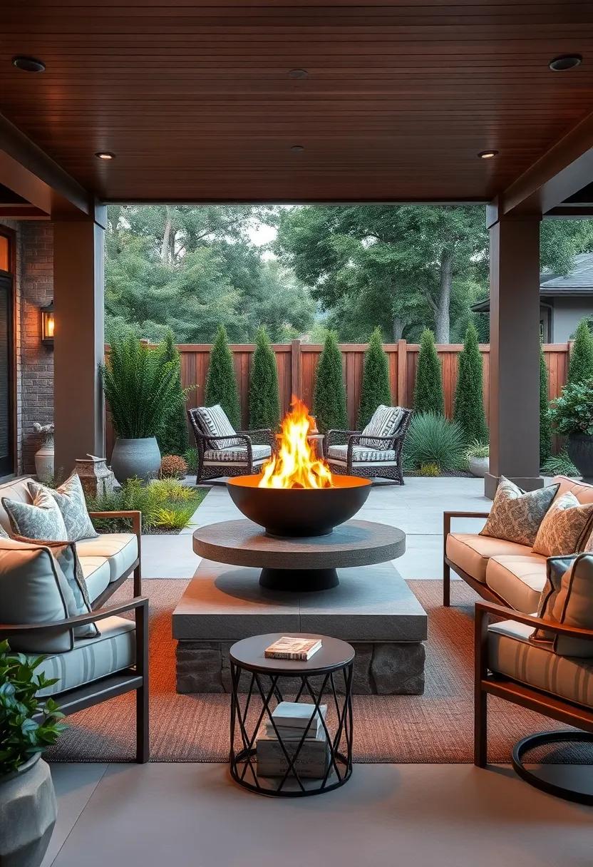 Elevated Fire Bowl Table on Pedestal stand for Elevated Viewing