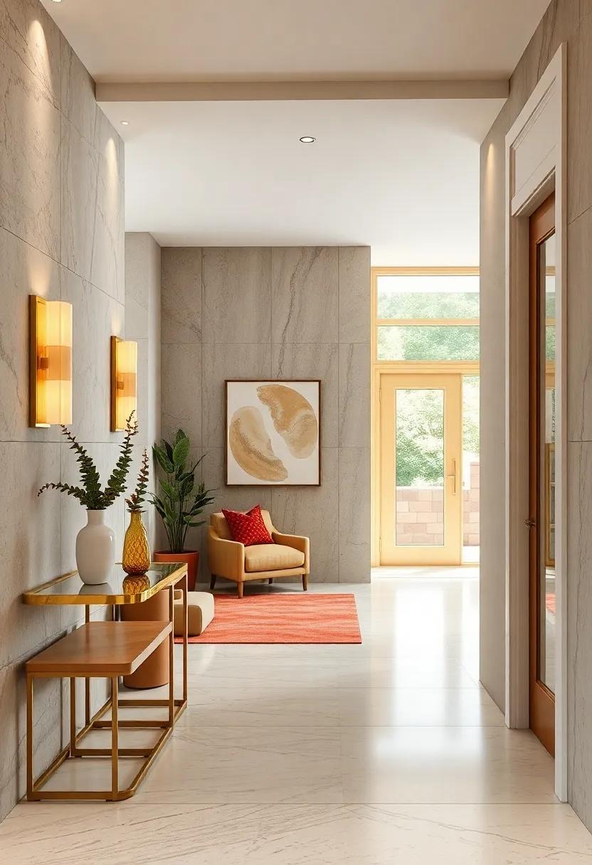 Include ‍gold-toned light switches and outlet covers for⁣ a polished, cohesive look⁣ in your entryway