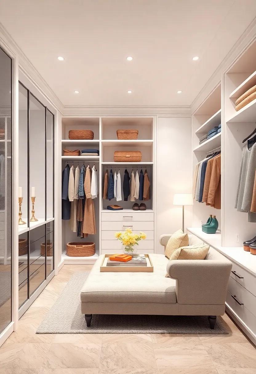 Classic White Elegance: A pristine palette that enhances space and highlights your wardrobe's every detail with timeless purity