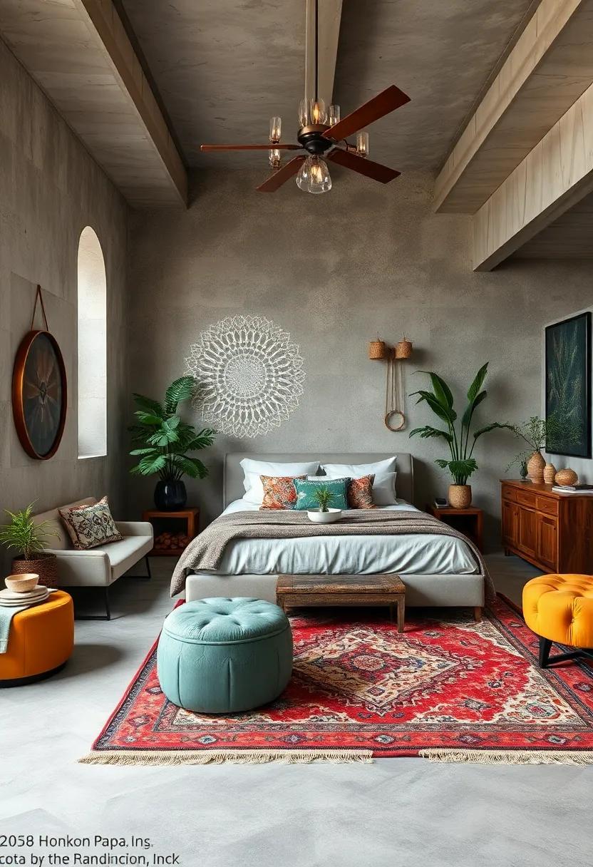 Add Intricate Rugs with Diverse Patterns to Anchor the Space