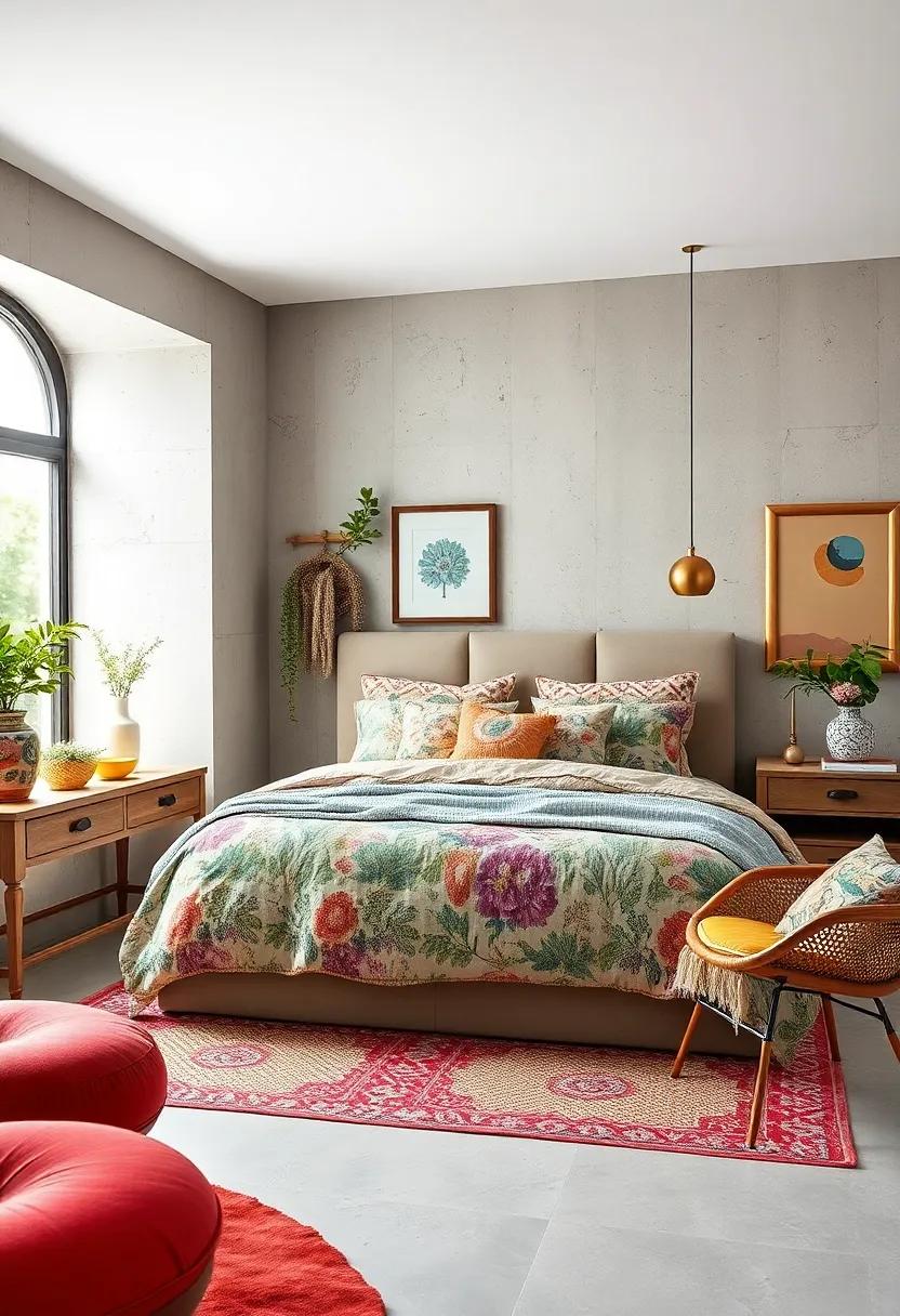 Coordinate Bedding Sets that Feature Clashing Prints Proudly