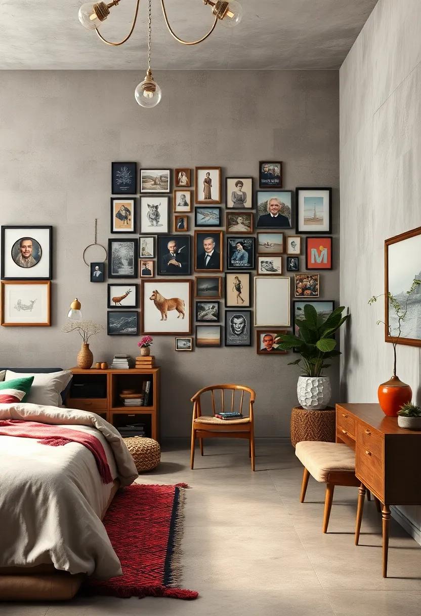 Curate a Gallery Wall of Personal and Eclectic Memorabilia
